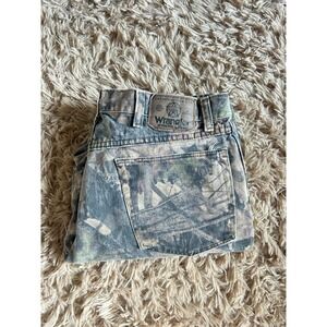 Vintage Wrangler Mossy oak Camo Double Knee Denim Jeans Hunting‎ Faded 33x29